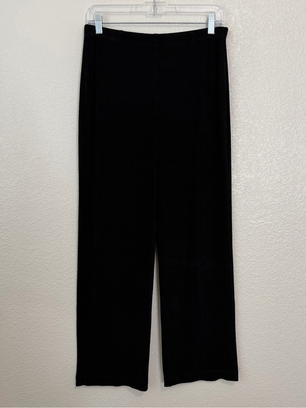 Chico's Travelers Collection Black Stretchy Pull-On Pants, Size 1 Short (Medium)
